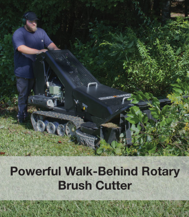 Powerful Walk-Behind Rotary Brush Cutter