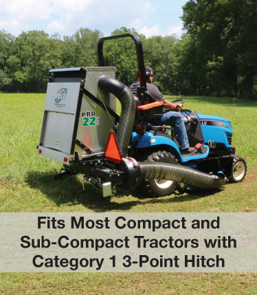 Fits Most Compact and Sub-Compact Tractors with Category 1 3-Point Hitch