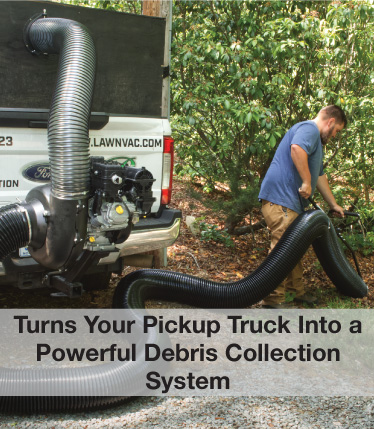 Turns Your Pickup Truck Into a Powerful Debris Collection System