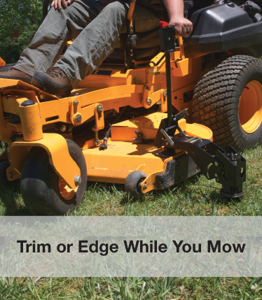 Trim or Edge While You Mow